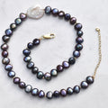 Peacock Pearl Necklace