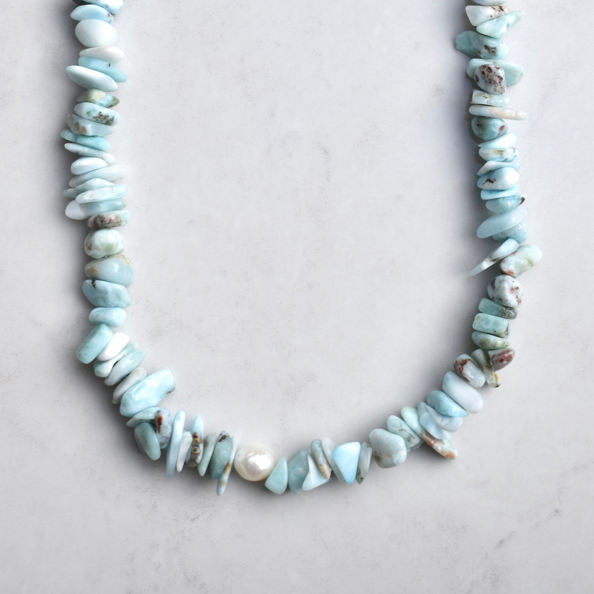 Stephanie Necklace – Larimar