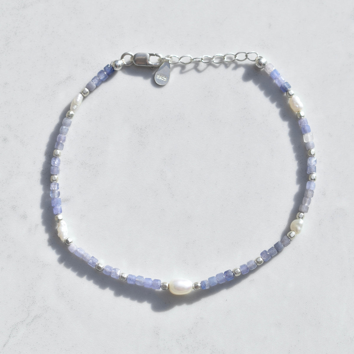 Ocean Blue Apatite Gemstone Bracelet