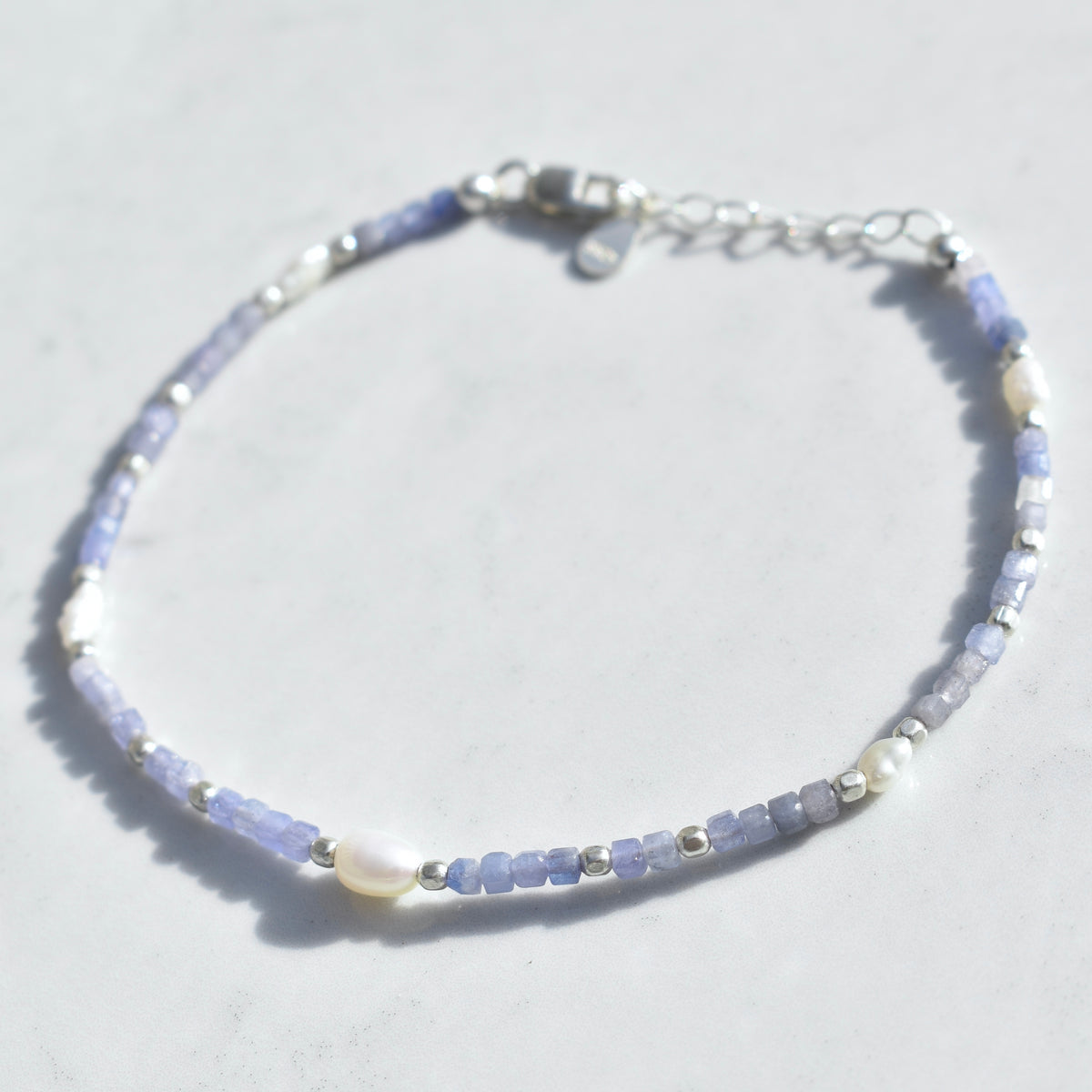 Ocean Blue Apatite Gemstone Bracelet
