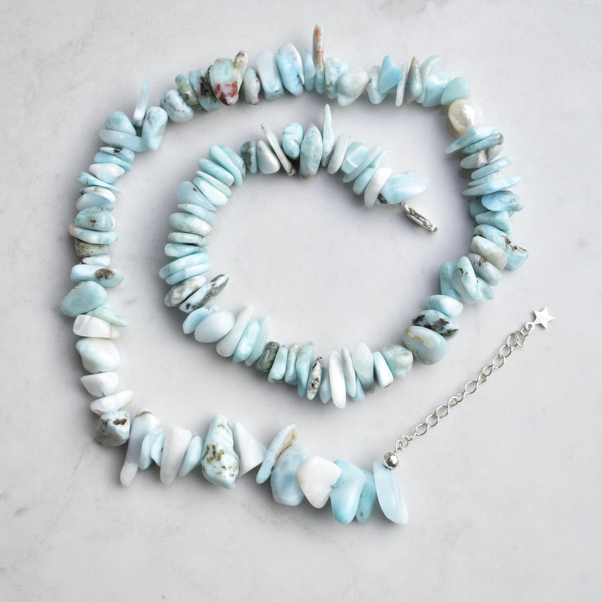 Stephanie Necklace – Larimar