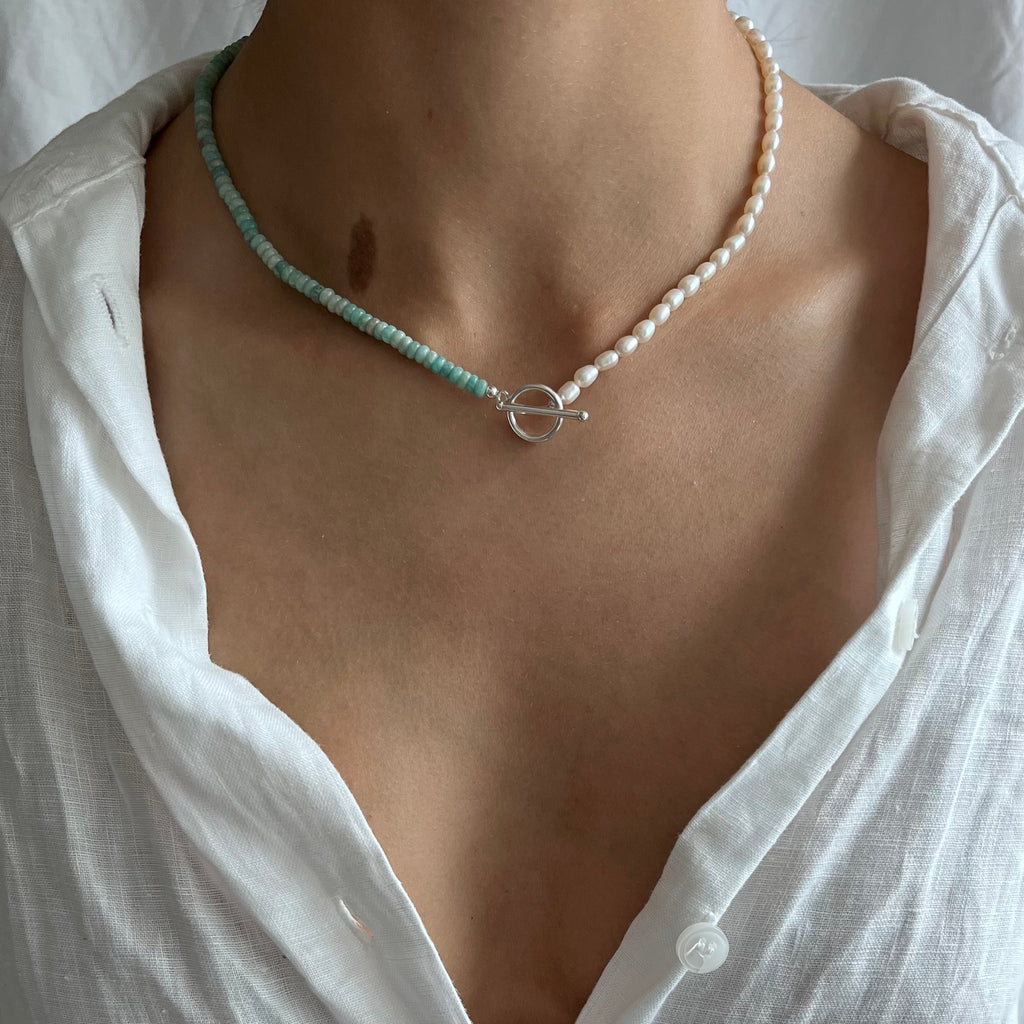 Bella Necklace – Amazonite
