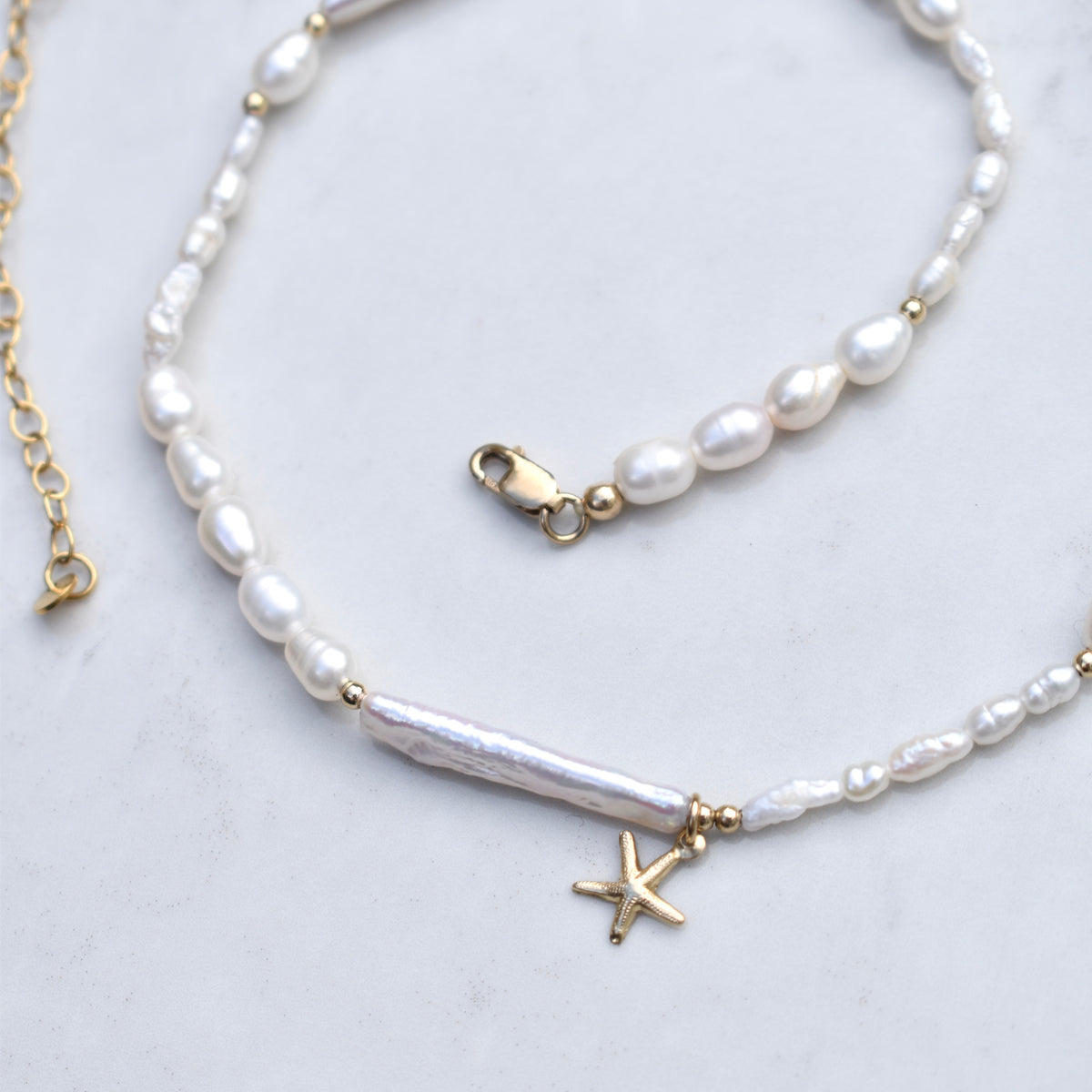 Asymmetrical Starfish Necklace