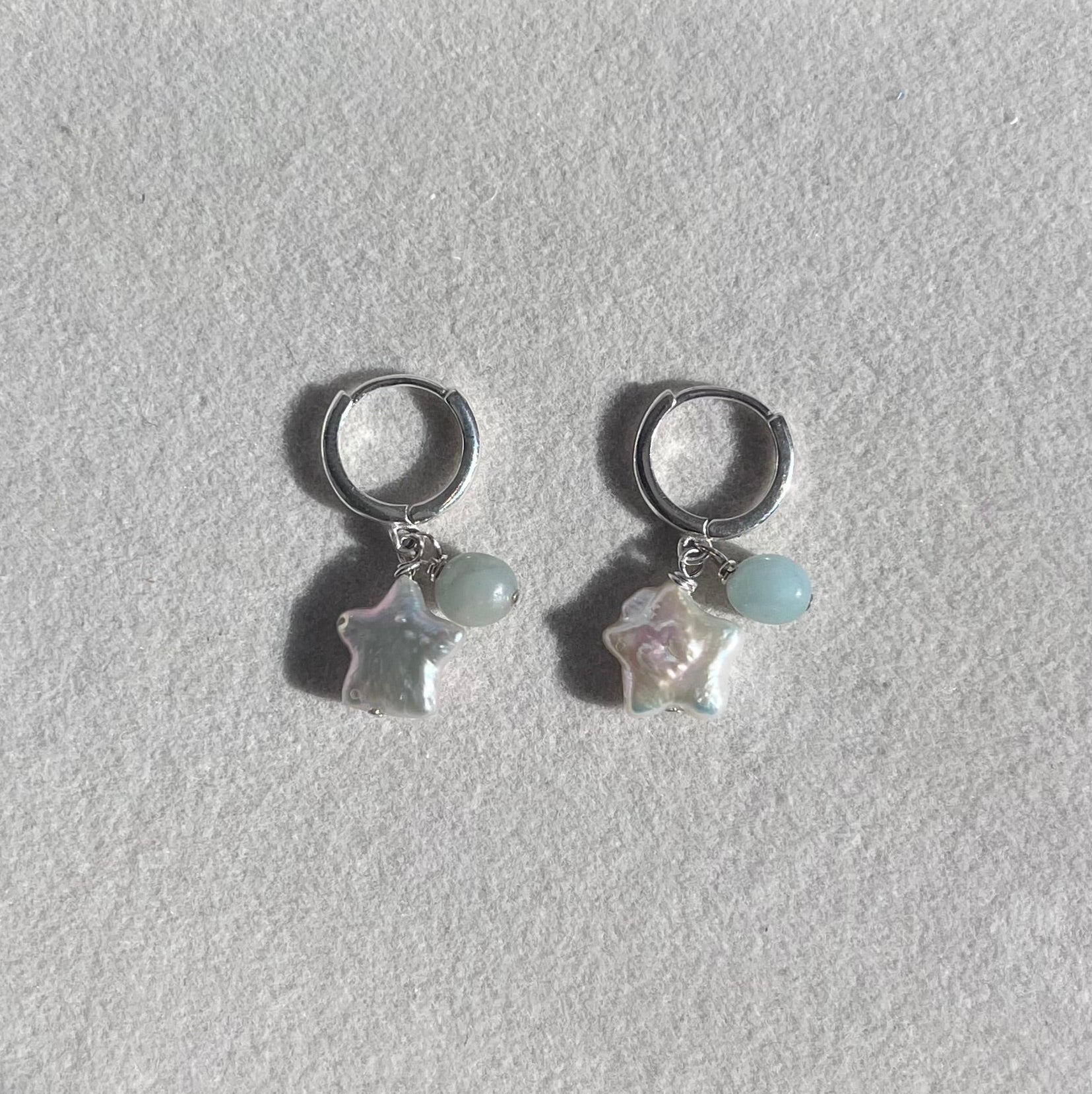 Lilly Star Pearl Earrings – Amazonite