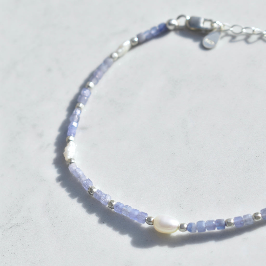 Ocean Blue Apatite Gemstone Bracelet