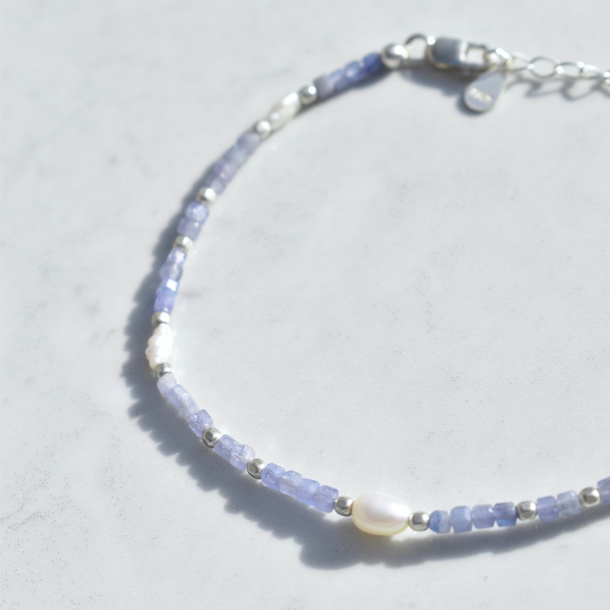 Ocean Blue Apatite Gemstone Bracelet