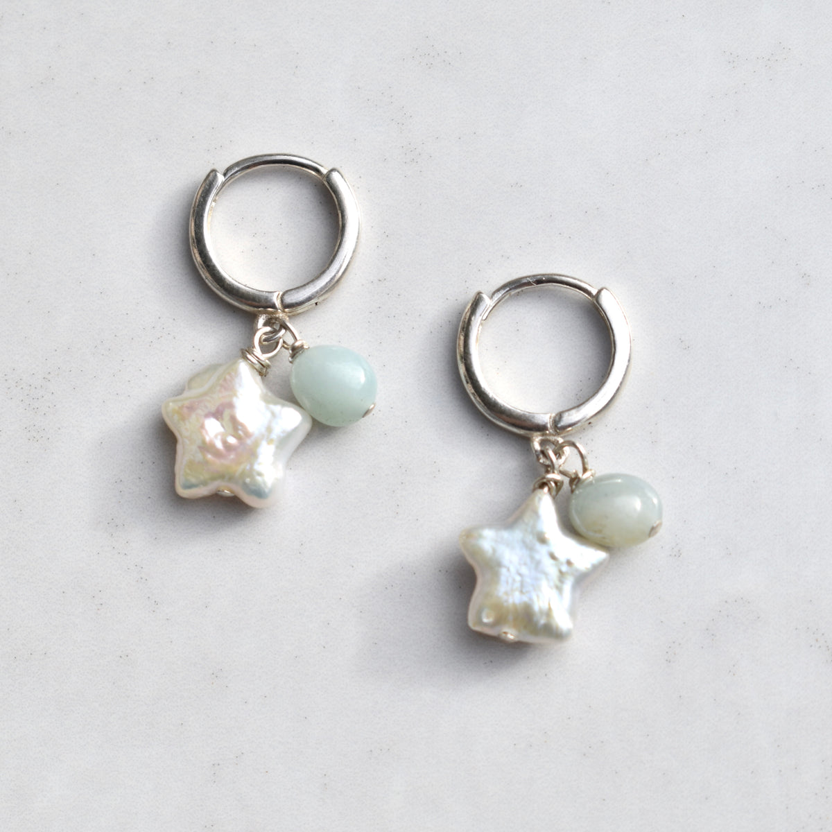 Lilly Star Pearl Earrings – Amazonite
