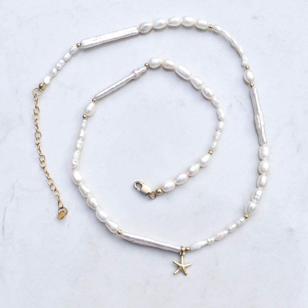 Asymmetrical Starfish Necklace