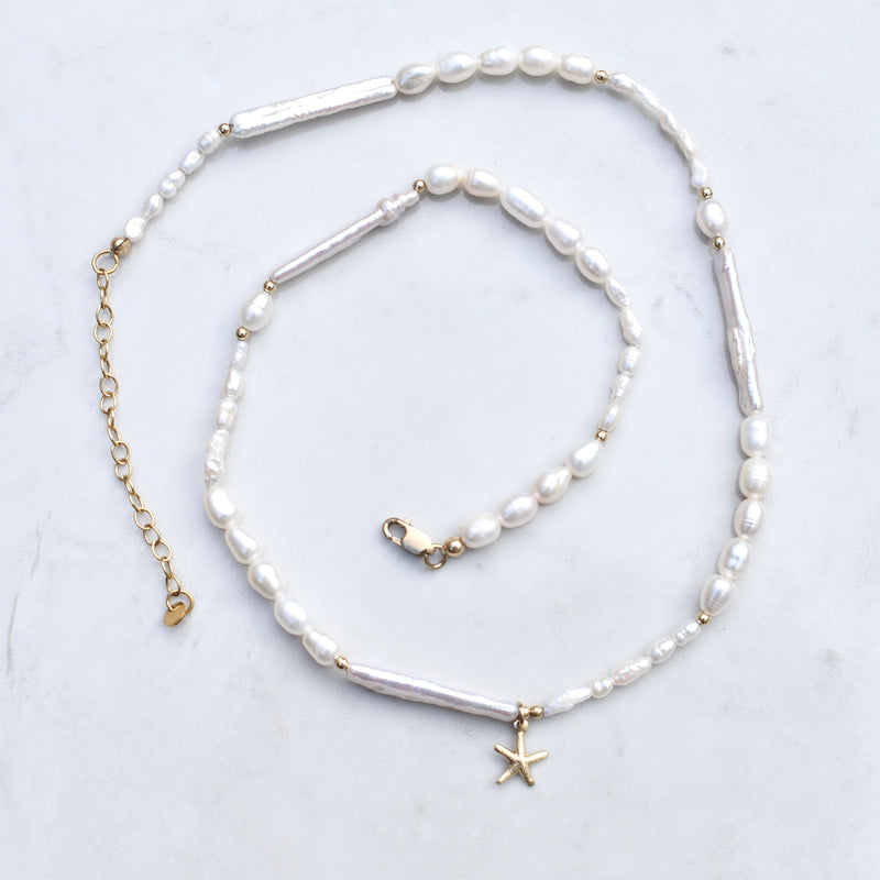 Asymmetrical Starfish Necklace