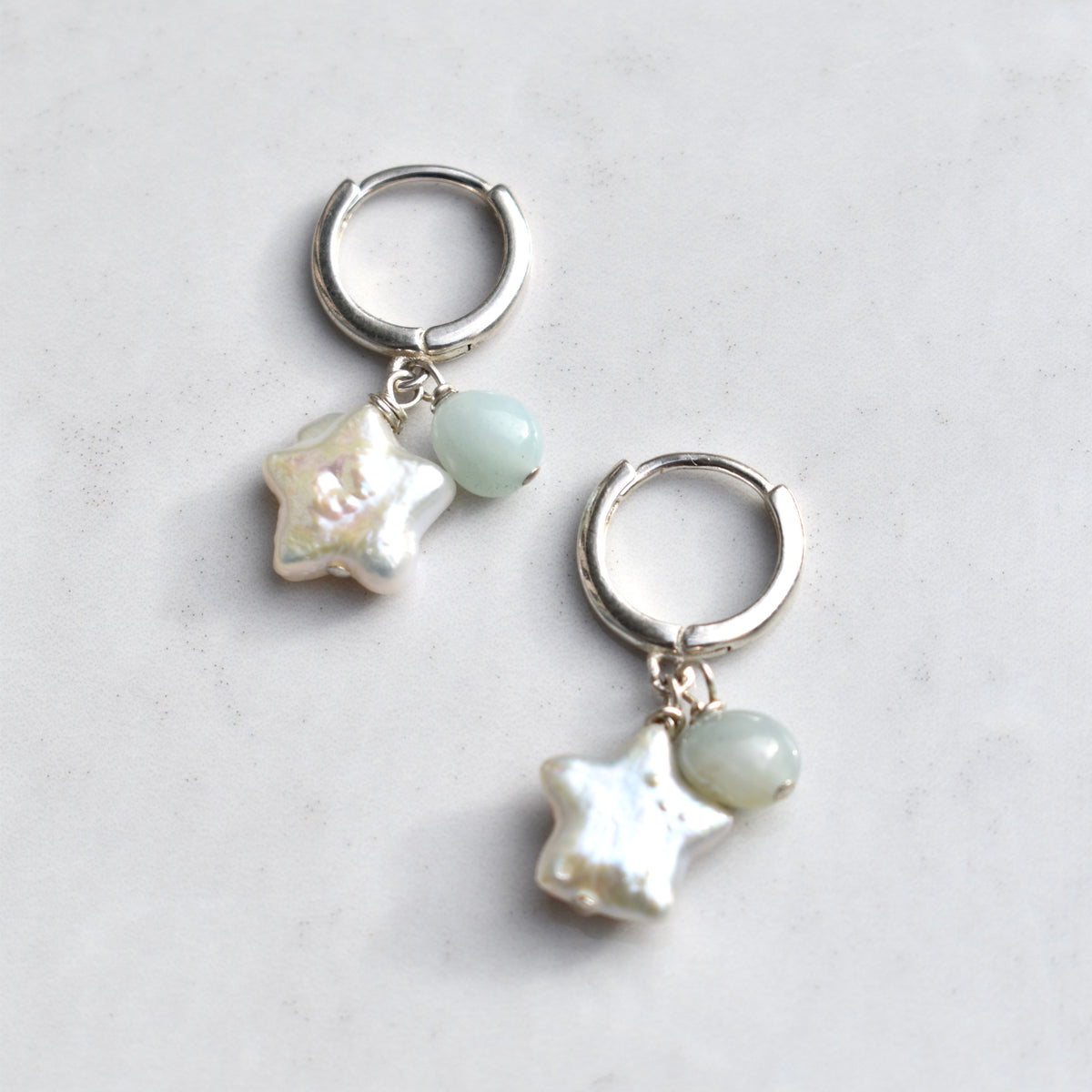 Lilly Star Pearl Earrings – Amazonite