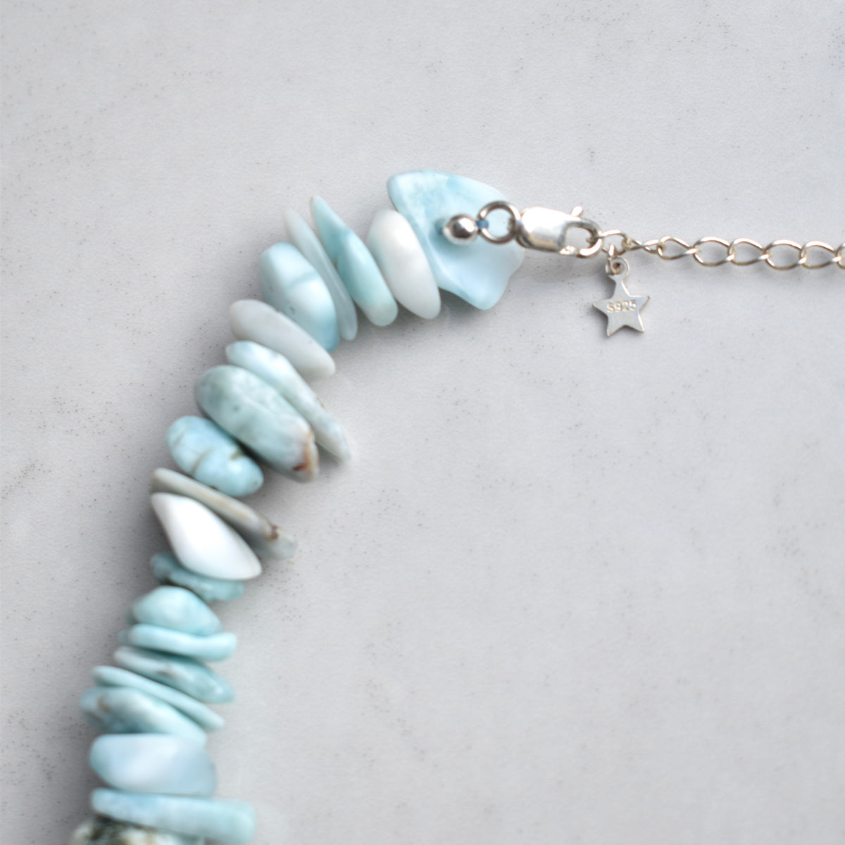 Stephanie Necklace – Larimar