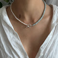 Bella Necklace – Aquamarine