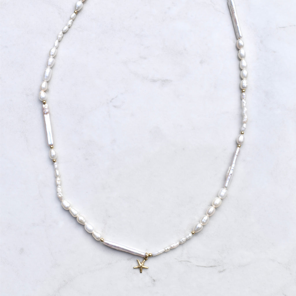 Asymmetrical Starfish Necklace