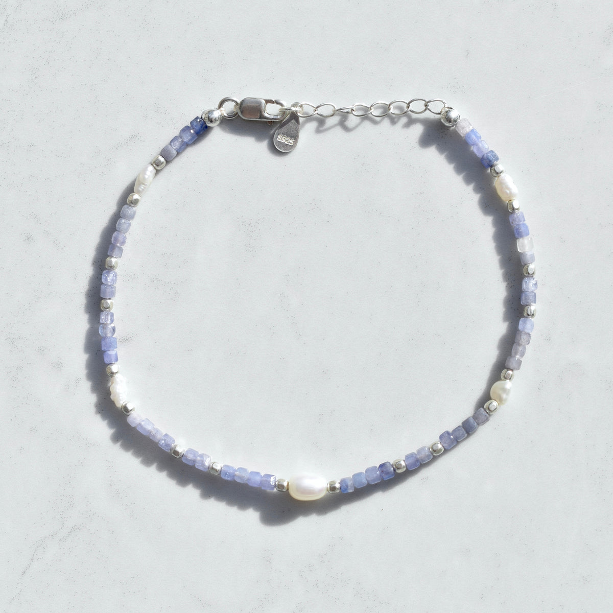 Ocean Blue Apatite Gemstone Bracelet