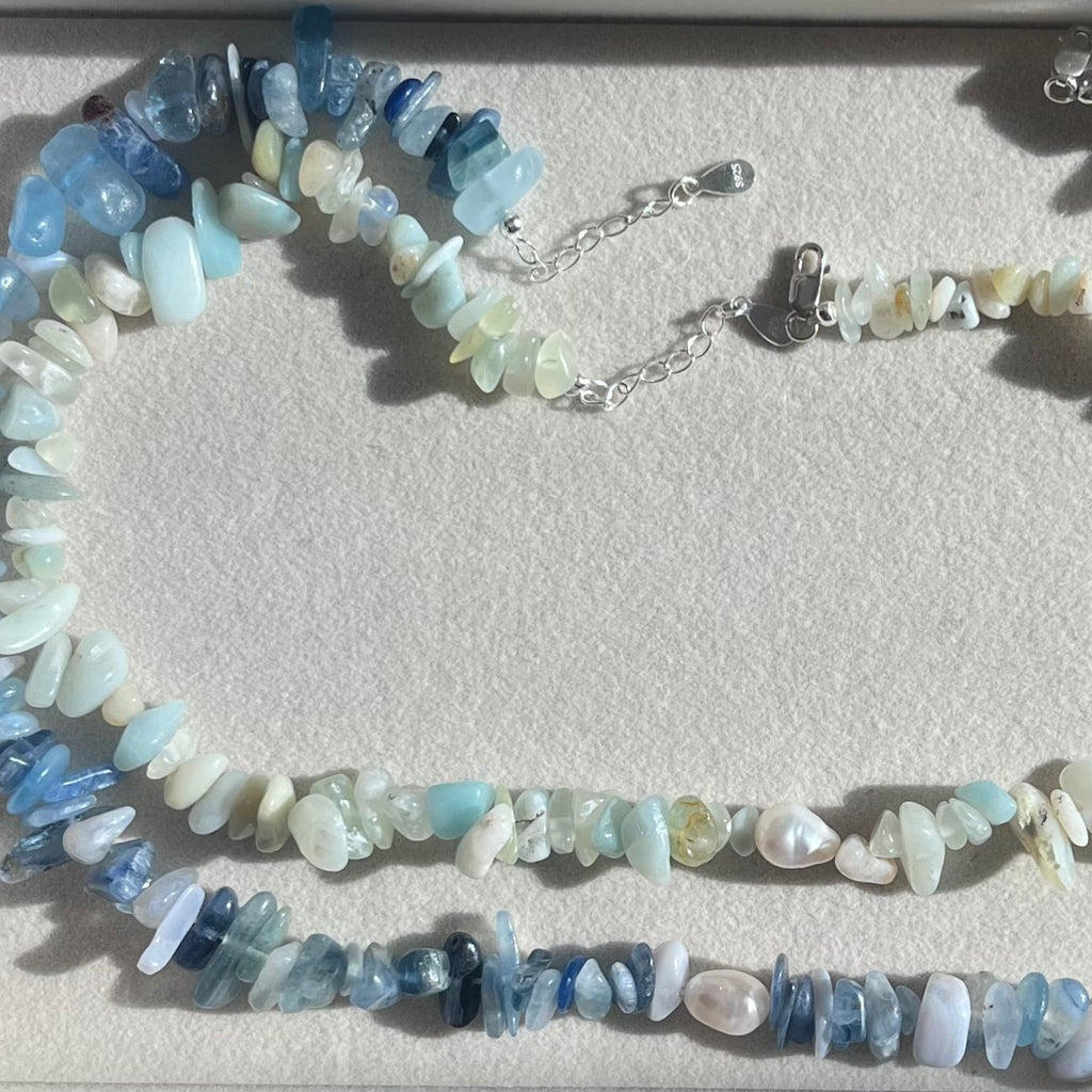 Stephanie Necklace – Amazonite & Aventurine